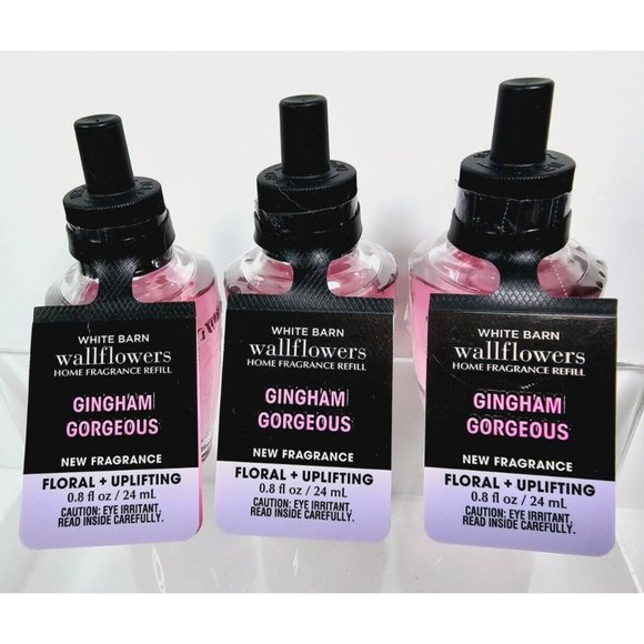 Bath & Body Works Other - 3 GINGHAM GORGEOUS Bath & Body Works Wallflower Plug In Refill Bulbs New